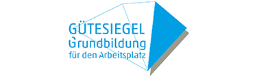 Logo Gütesiegel Grundbildung für den Arbeitsplatz